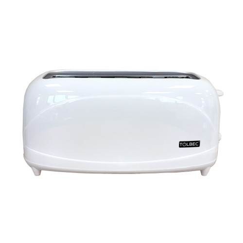 Tolbec 4 Slice Toaster - White