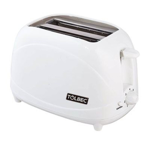 Tolbec 2 Slice Toaster - White