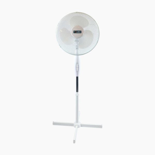 Tolbec Stand Fan - 16" - White
