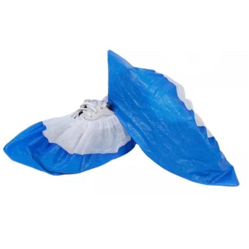 Scudo Deluxe Overshoes - Blue/White - 40 Pieces (20 Pairs)