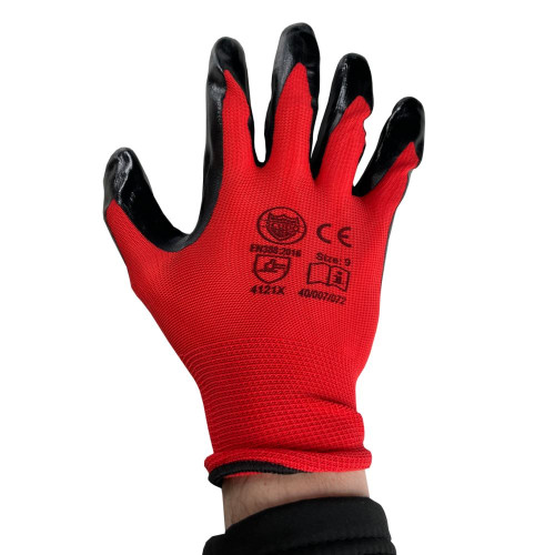Scudo Nitrile Lightweight Glove - Red - Size 10