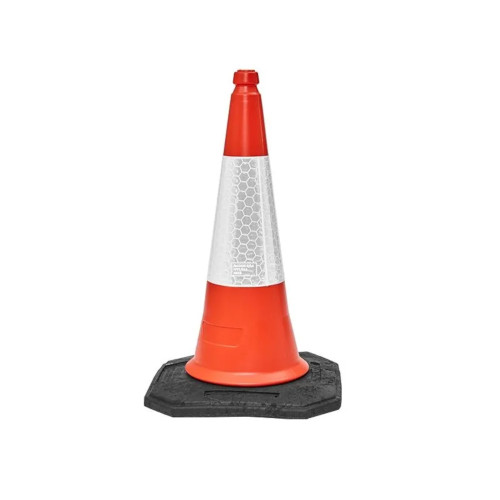 TRAFF TEX&acirc;&cent; Road Cone - 2 Part - Red - 1m