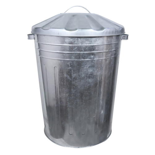 Galvanised Dust Bin - 90 Litre