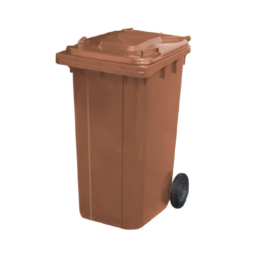 Hygenis Wheelie Bin - Brown - 240 Litre