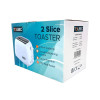 Tolbec 2 Slice Toaster - White