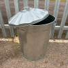 Galvanised Dust Bin - 90 Litre